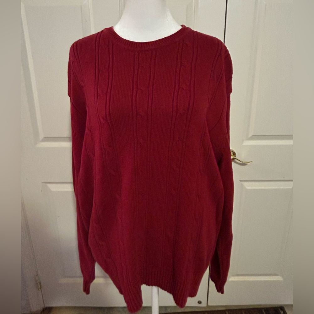 Oscar de la Renta men’s cotton sweater, XL